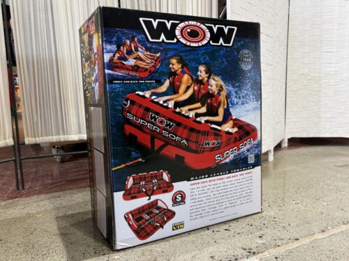 NEW! WOW SPORTS Super Sofa 3-Person Towable Tube
