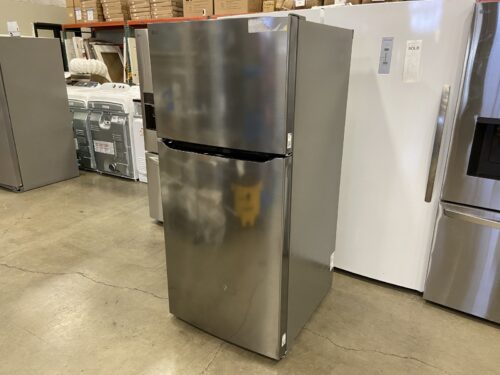 NEW! LG 20 cu. ft. Top Freezer Refrigerator in Stainless Steel Model #LTCS20020V