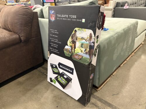 NFL Wild Sports Seattle Seahawks 2x3 Tailgate Toss NFL Outdoor Wood Composite Corn Hole