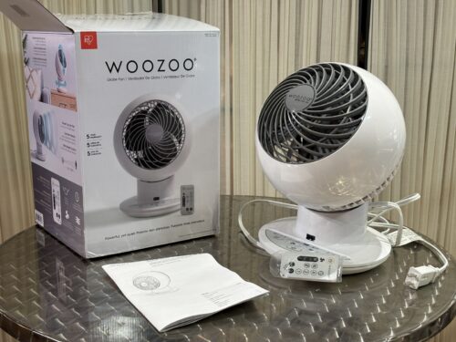 NEW! WOOZOO 5-Speed Globe Fan