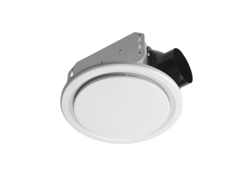 NEW! HOMEWERKS 80 CFM Sones Round Bathroom Ventilation Exhaust Fan in White