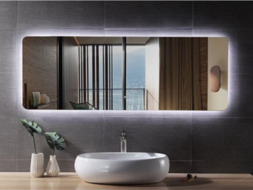 EUROFASE LIGHTING Miir Collection Rectangular Borderless LED Wall Mounted Mirror Model # 37142-018