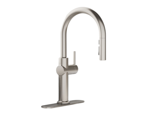 KOHLER Bellera Single-Handle Pull-Down Sprayer Kitchen Faucet in Stainless Steel