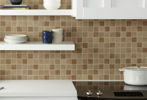 NEW! AMERICAN OLEAN 10Pc. 12x12 Ceramic Mosaic Tile Model # 47326