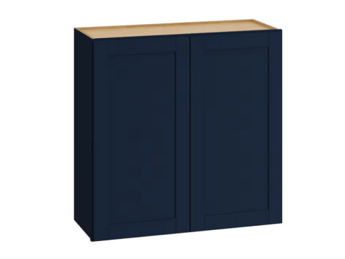 NEW! DIAMOND NOW Crest 30x30 Shaker Door Wall Cabinet - Deep Blue