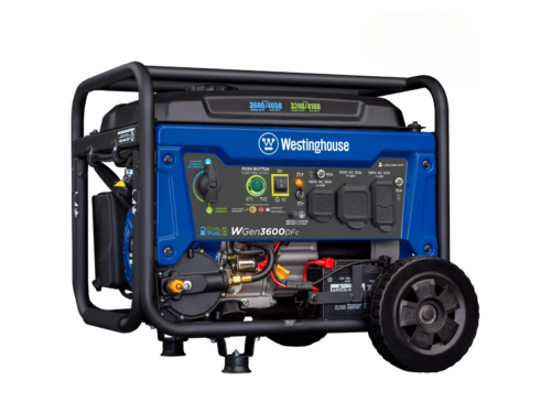 NEW! WESTINGHOUSE Dual Fuel Powered Generator with Push-Button Electric Start Model # WGEN3600DFC